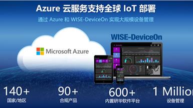 研華WISE-DeviceOn結合微軟Azure 企業IoT設備管理與應用開發能力全面升級